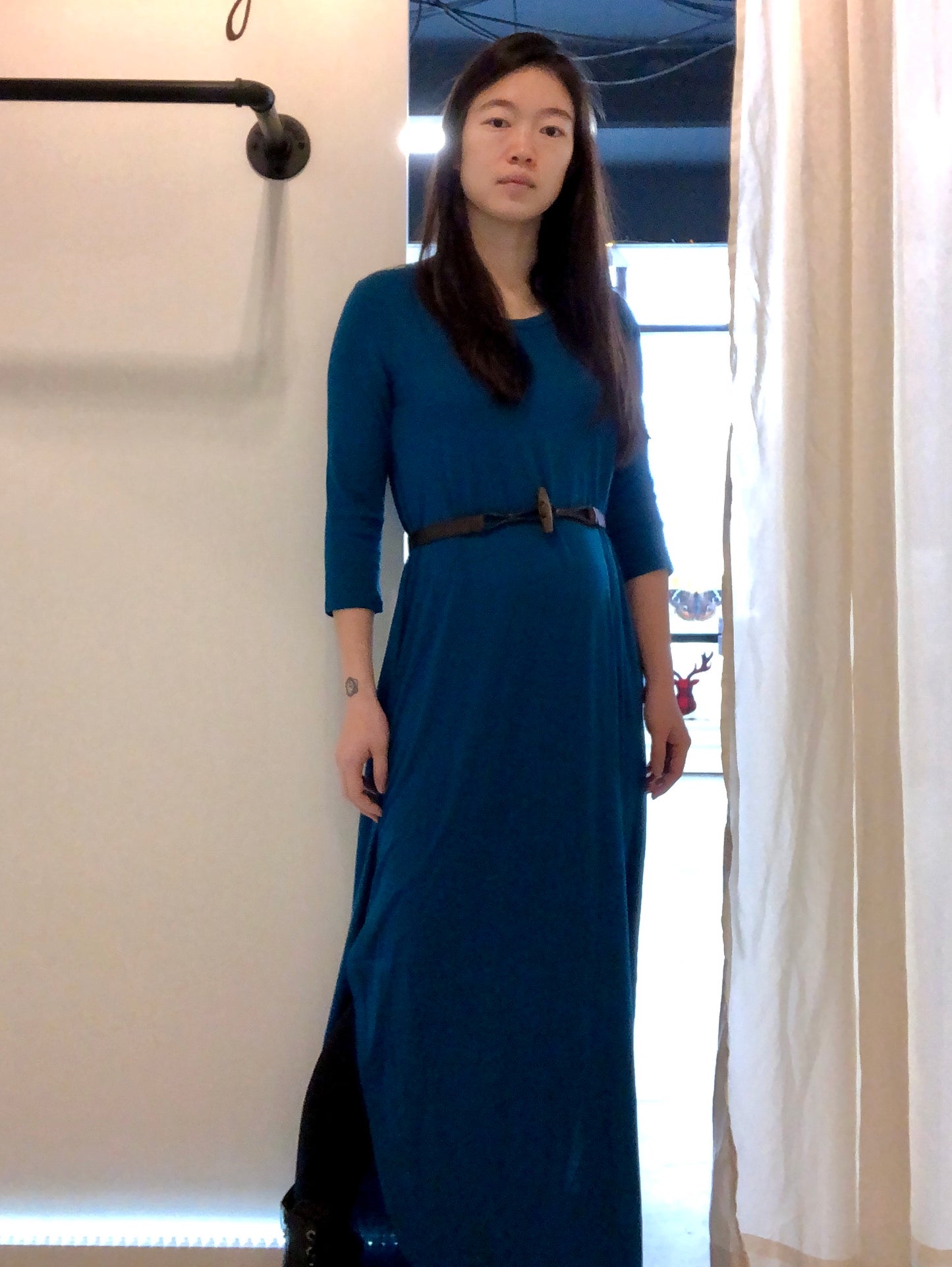 Teal Effie Maxi Dress