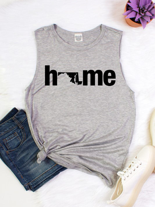 Maryland Home Grey Tank Top