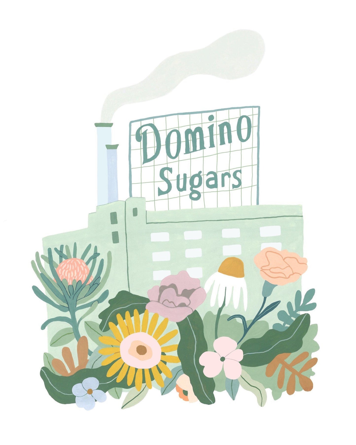 Domino Sugars Print by Megan McKee