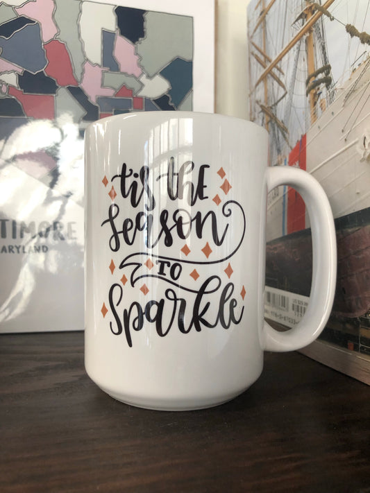 15oz Tis the Season to Sparkle Mug