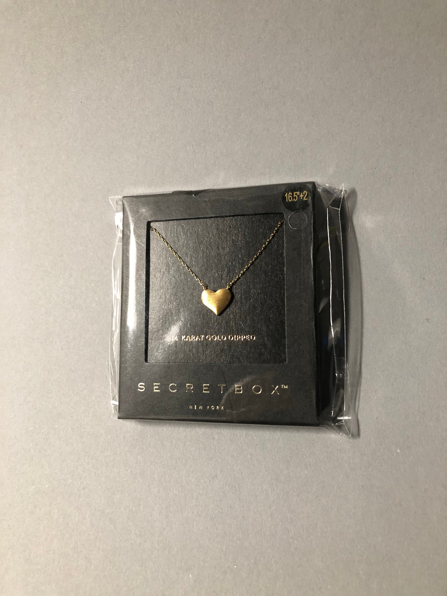 14K Gold Heart Charm Necklace
