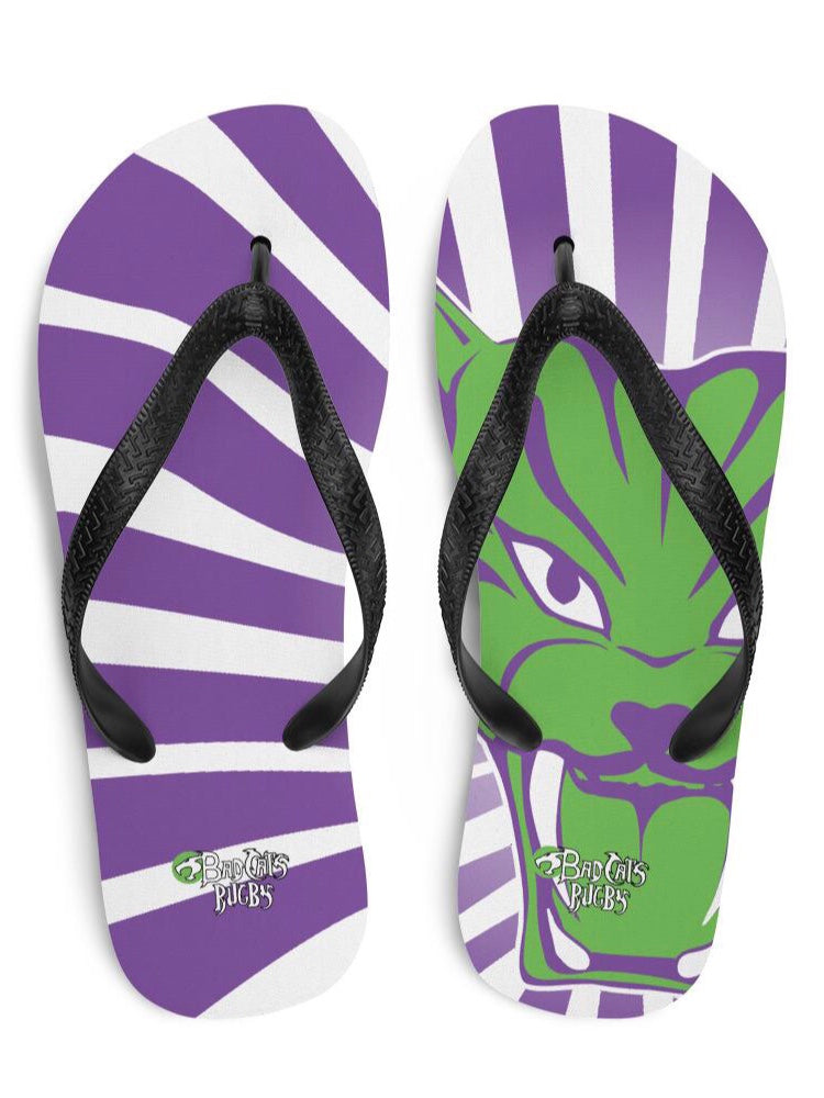 Bad Cats Rugby Flip-Flops