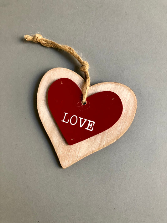 Valentine Xoxo Heart Ornament