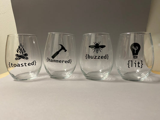 Drinking Glass Set of 4