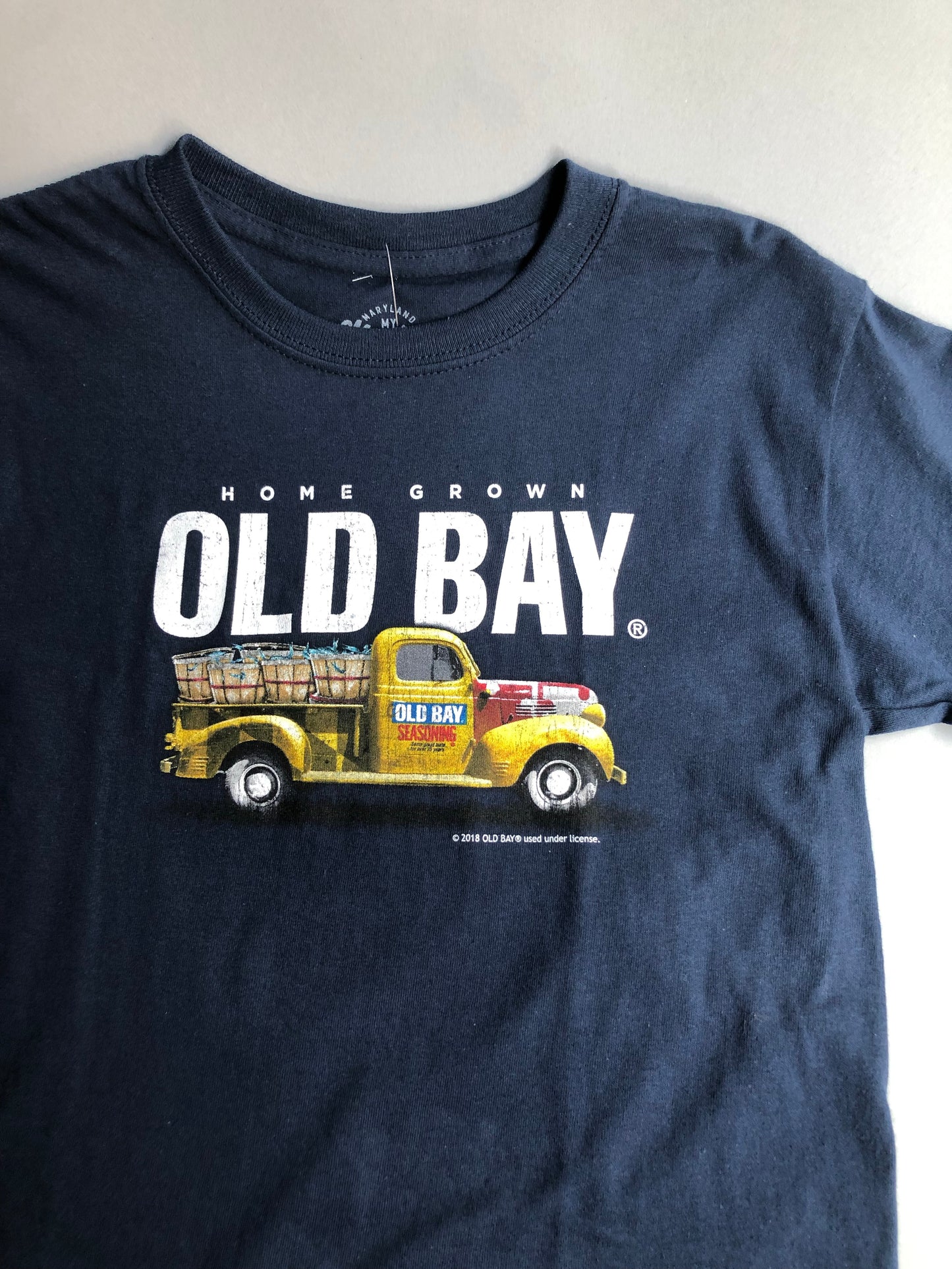 Kids Old Bay Vintage Truck Blue T-Shirt
