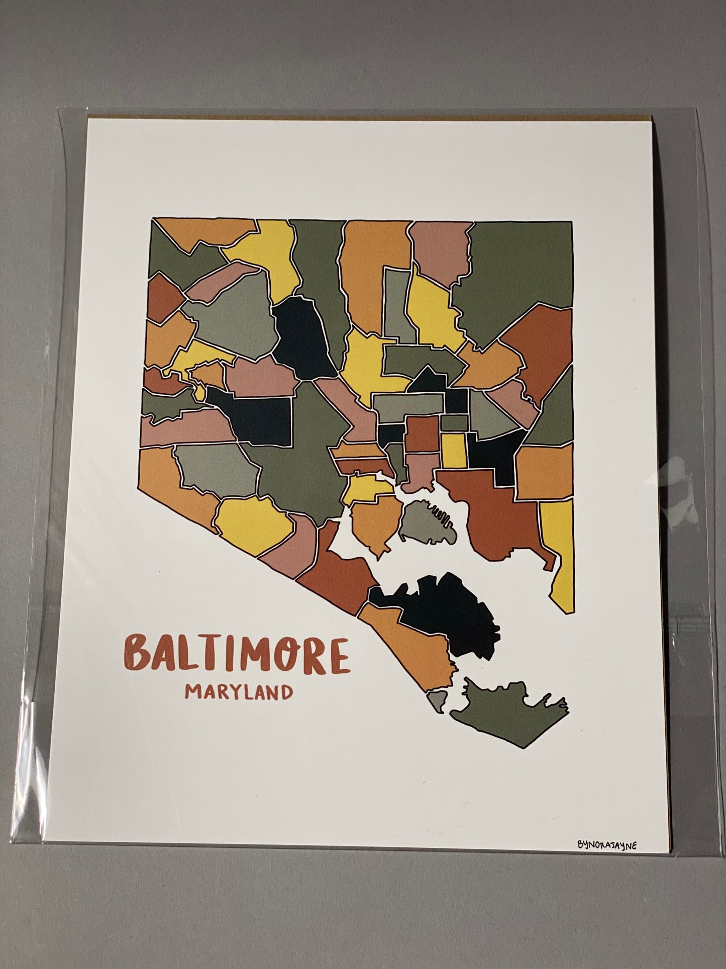 Baltimore Posters by Nora Jayne
