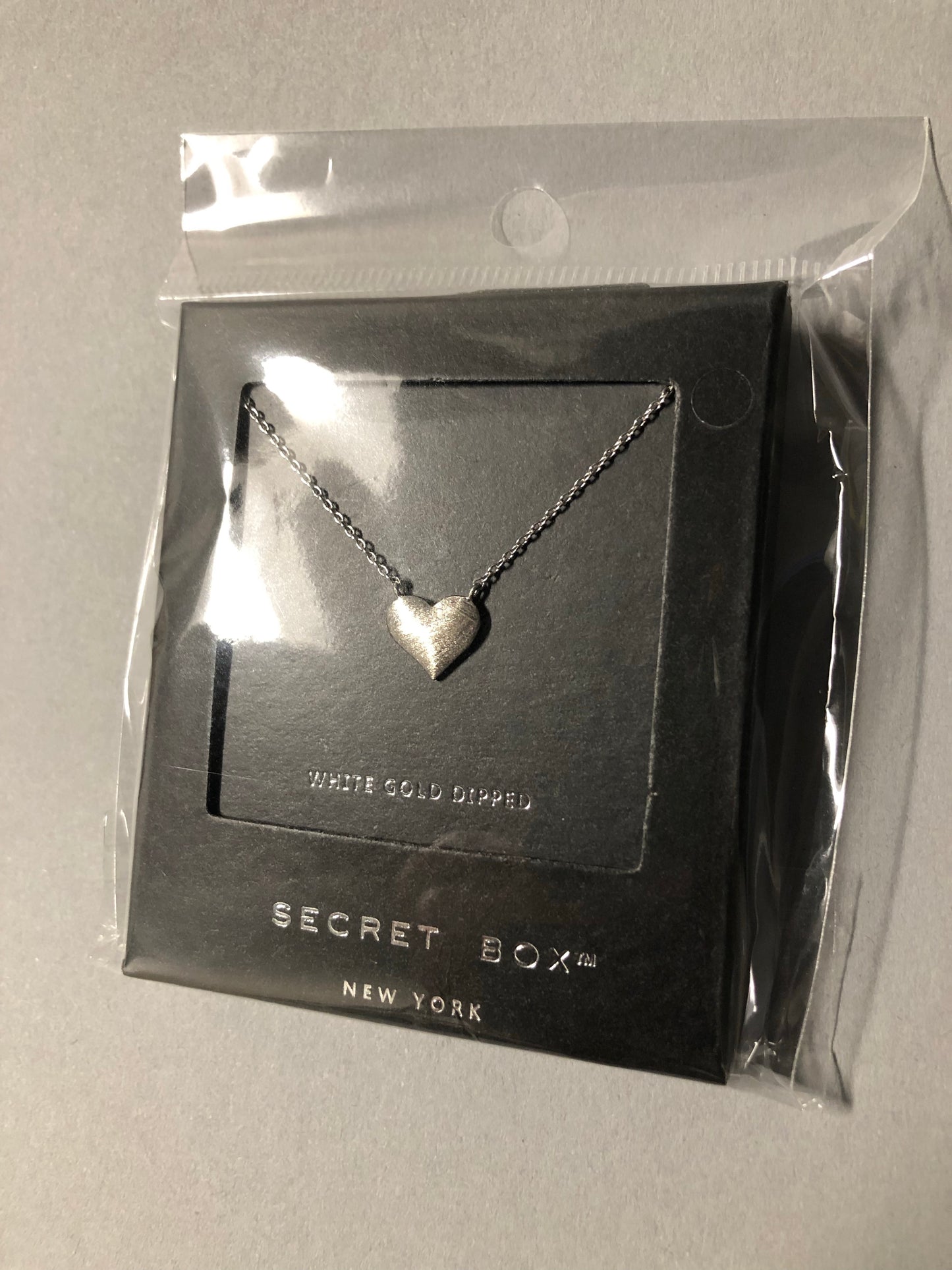 Silver Heart Charm Necklace