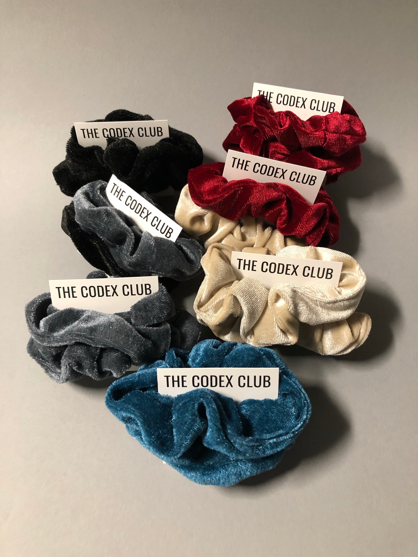 Lux Velvet Scrunchie Set
