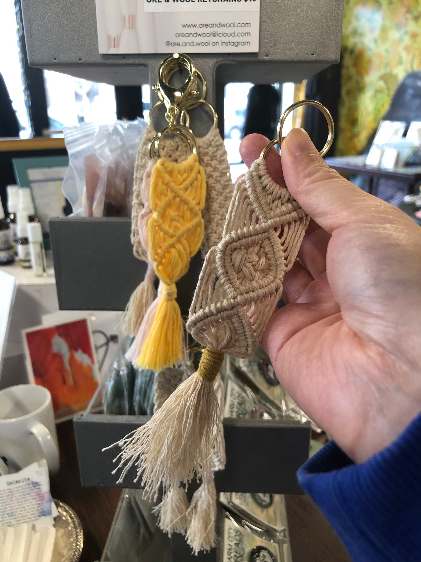 keychains by ore + wool