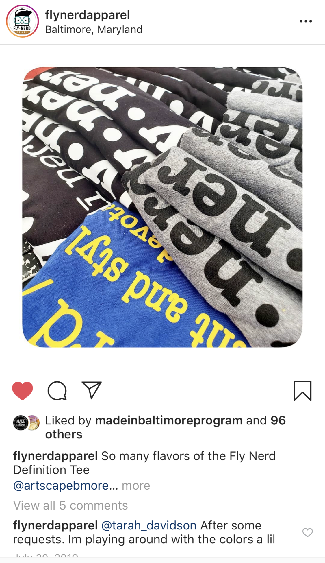 Shirts by Fly Nerd Apparel