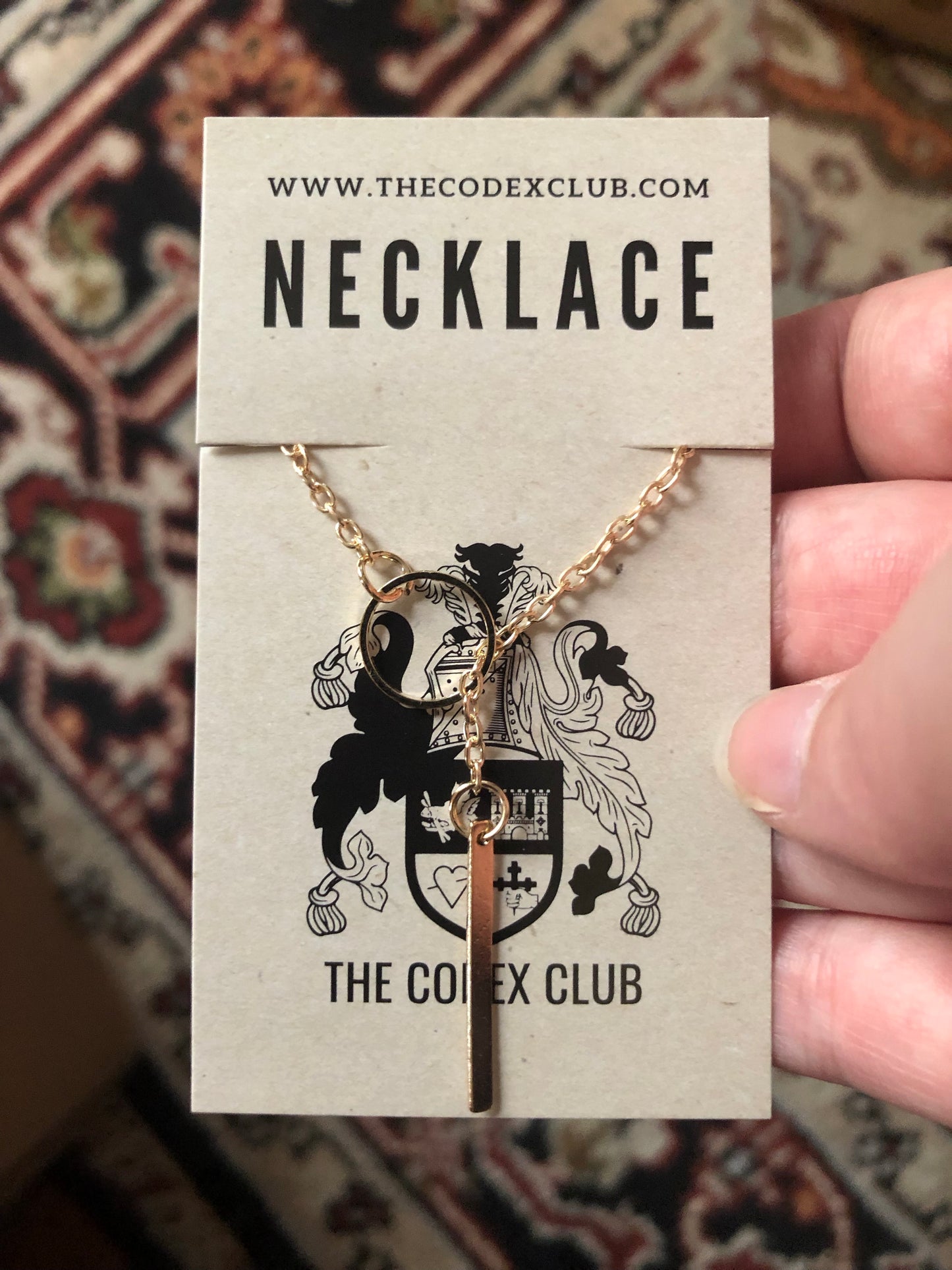 Gold Slip Knot Necklace
