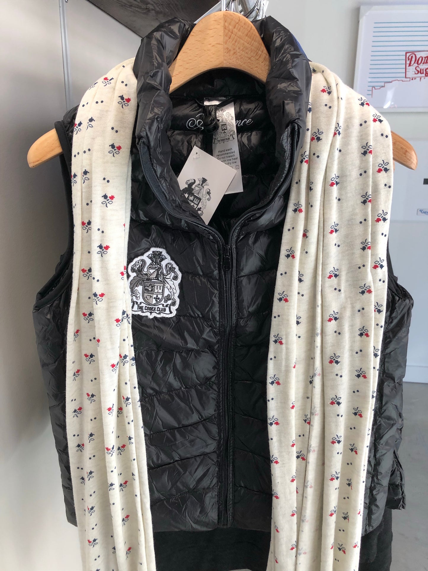 Black Quilted Vest