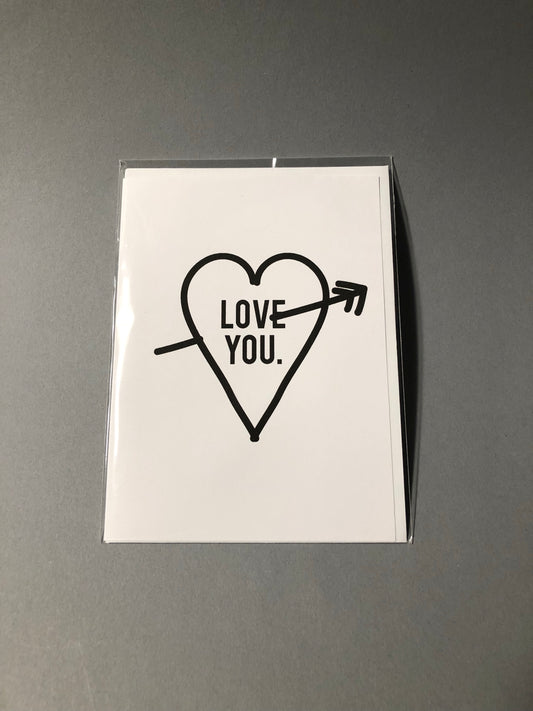 Love You. Card