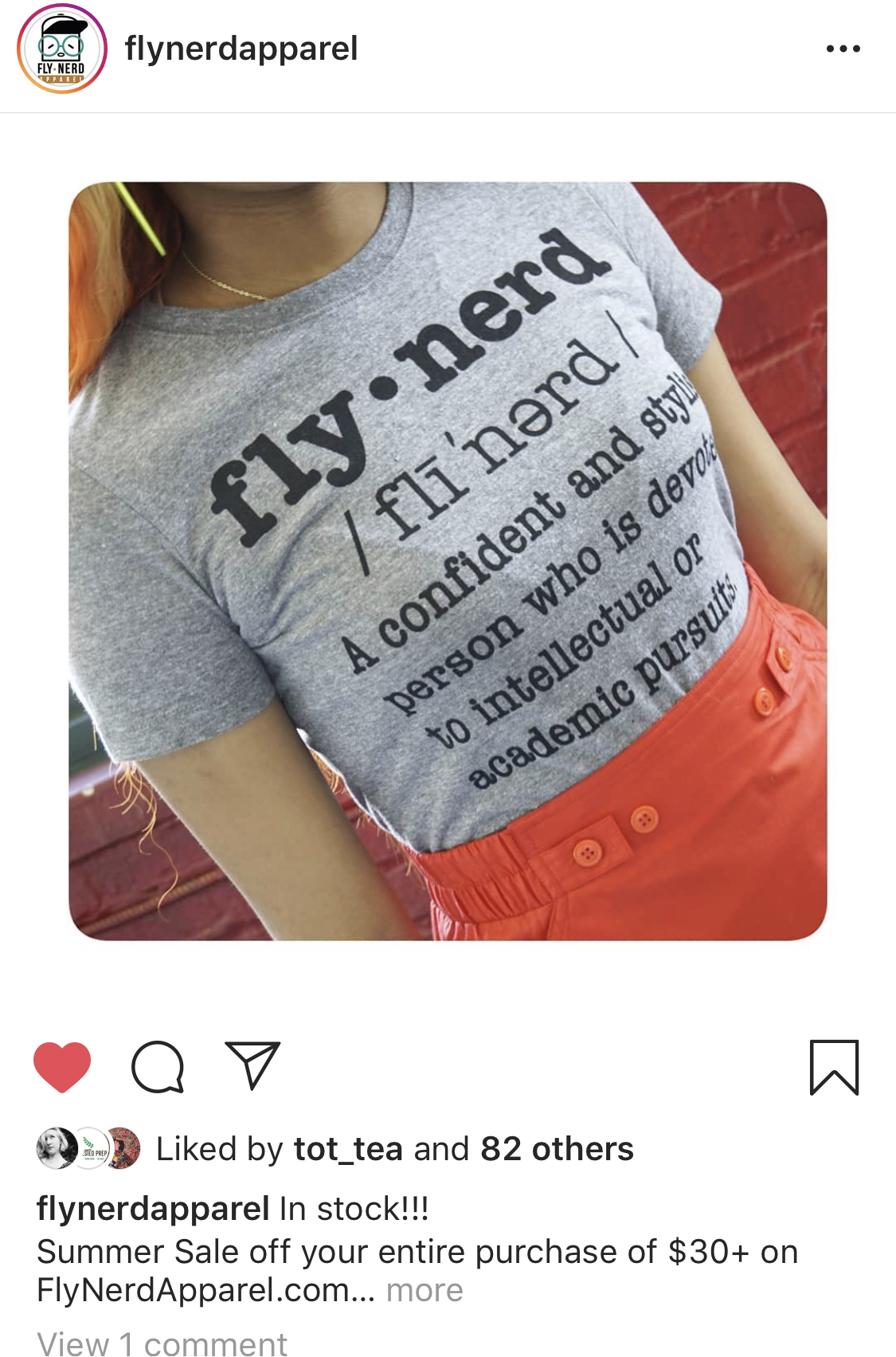 Shirts by Fly Nerd Apparel