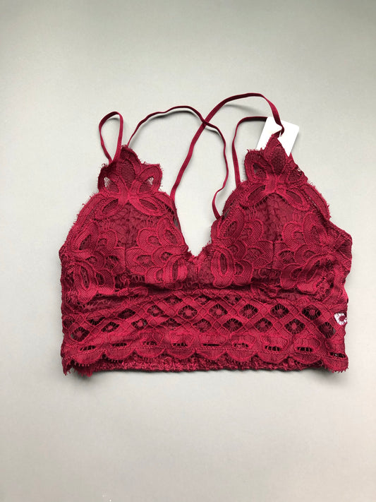 Jojo Burgundy Lace Bralette