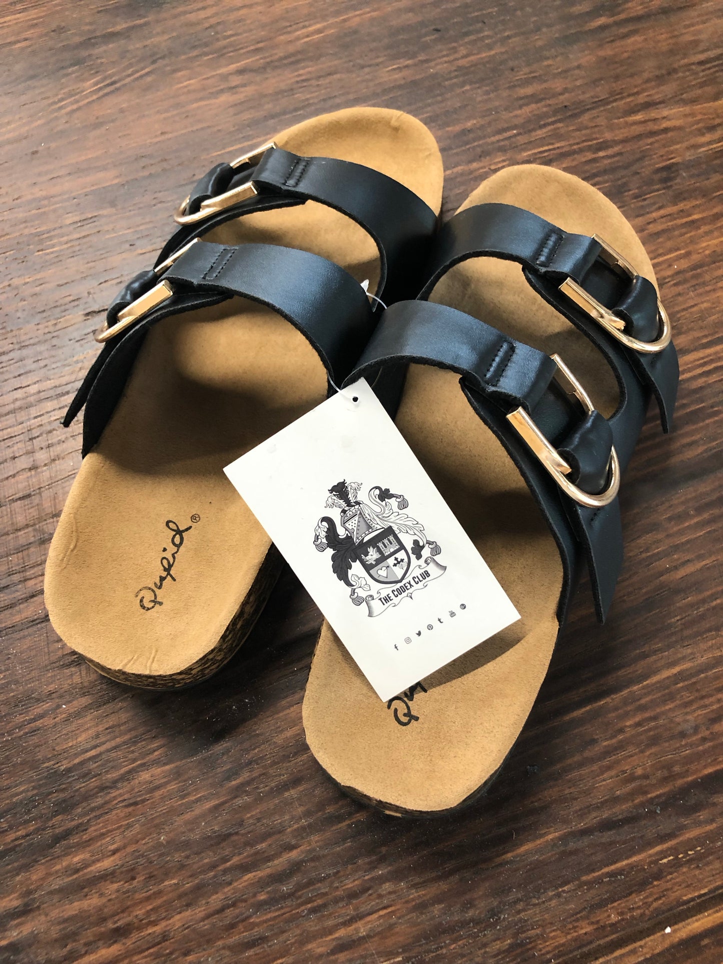 TCC Black Sandals