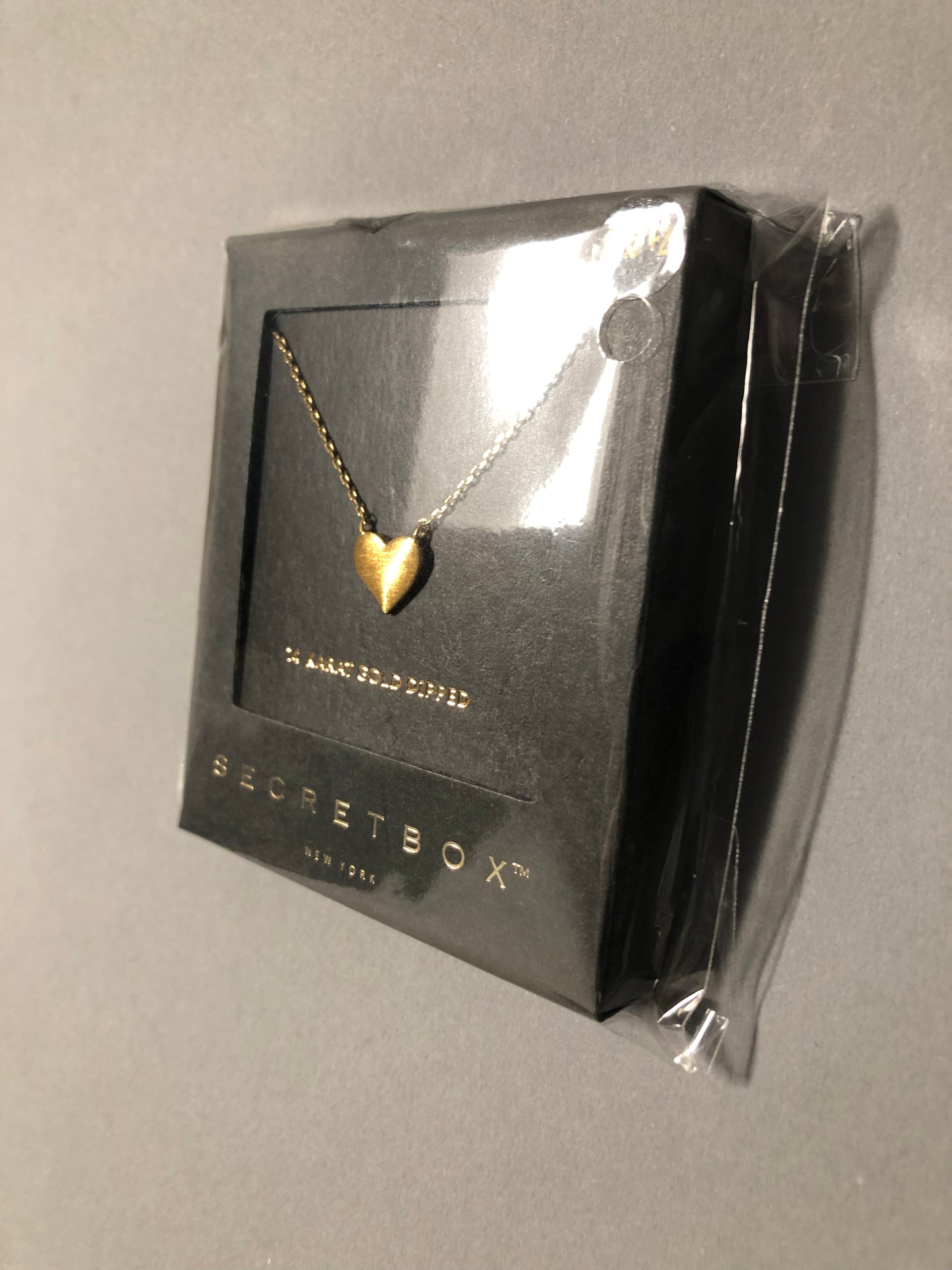 14K Gold Heart Charm Necklace
