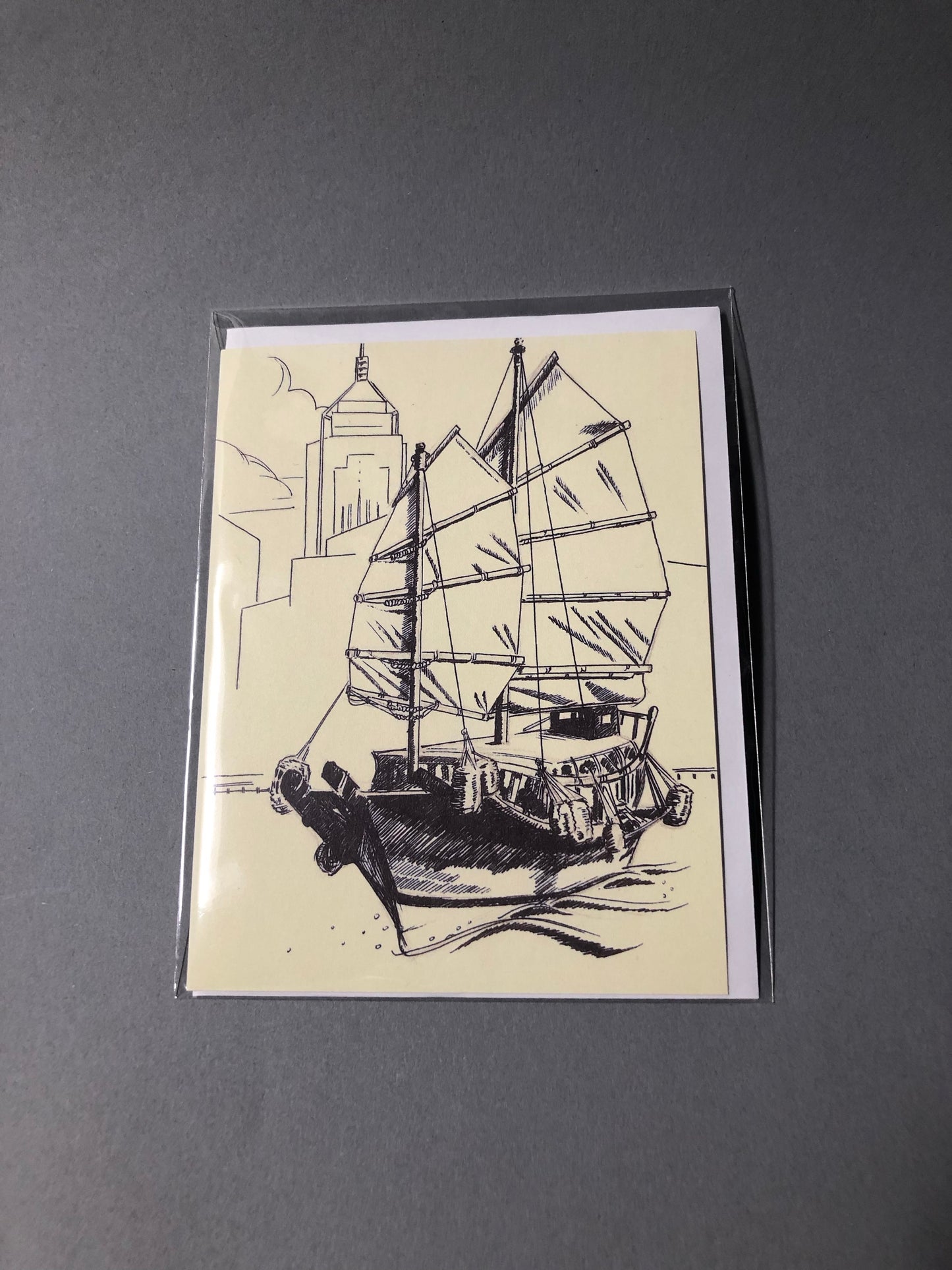 Coming into Port Card, designed by Emily Heron