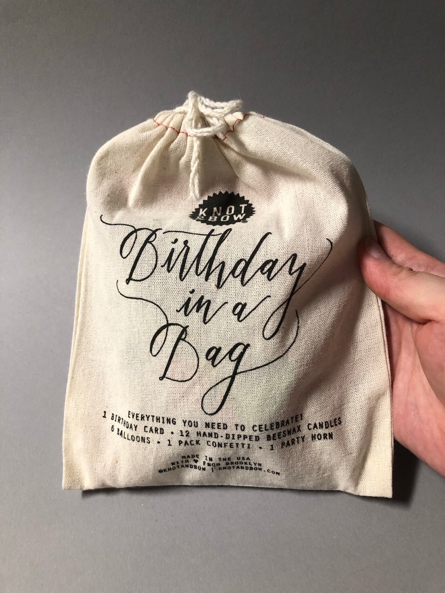 BIRTHDAY IN A BAG
