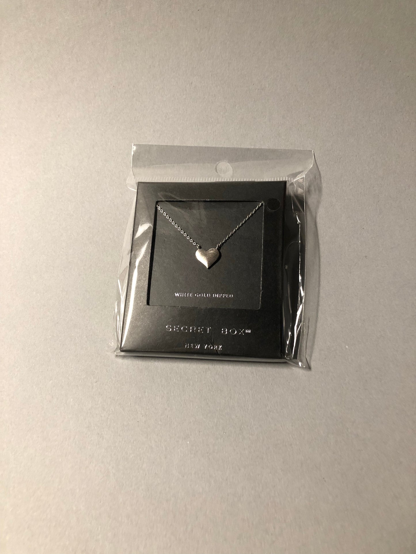 Silver Heart Charm Necklace