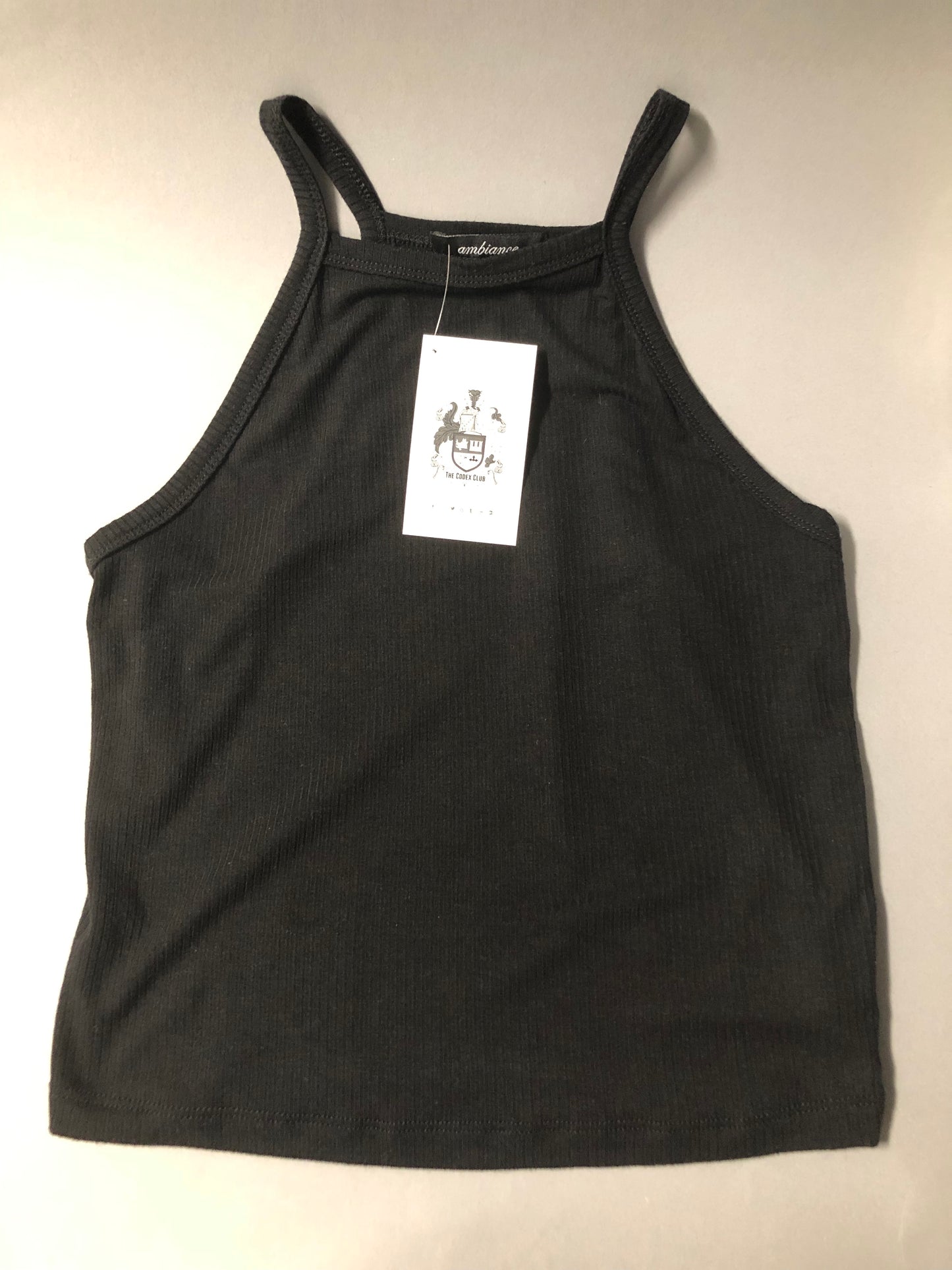 Black Halter Top