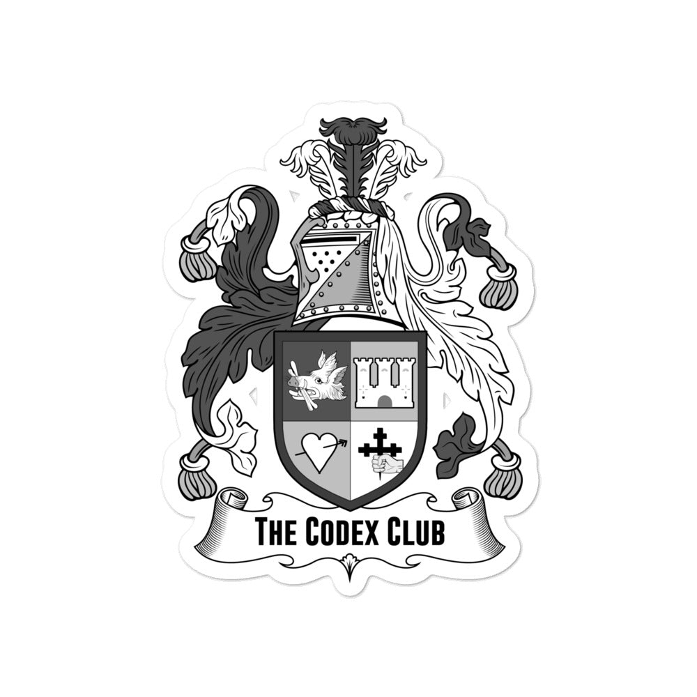 The Codex Club Logo Stickers