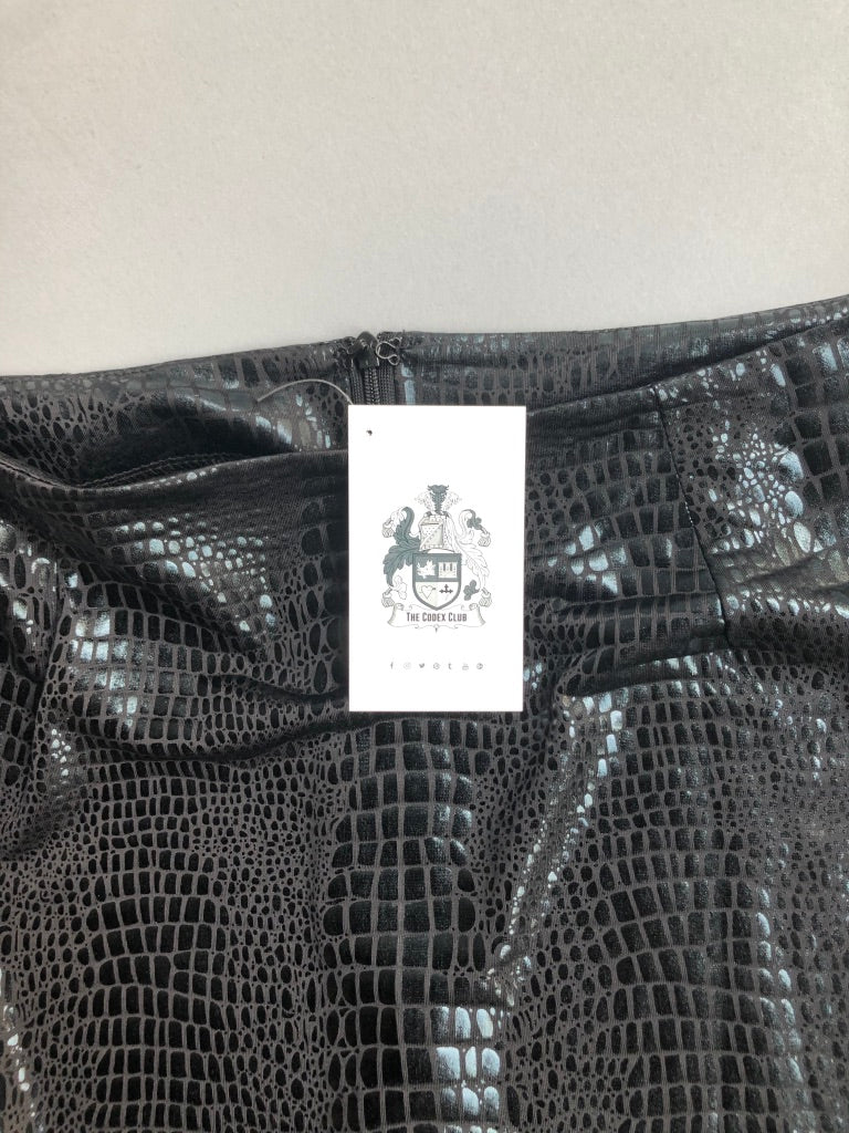 Poly Leather Skirt