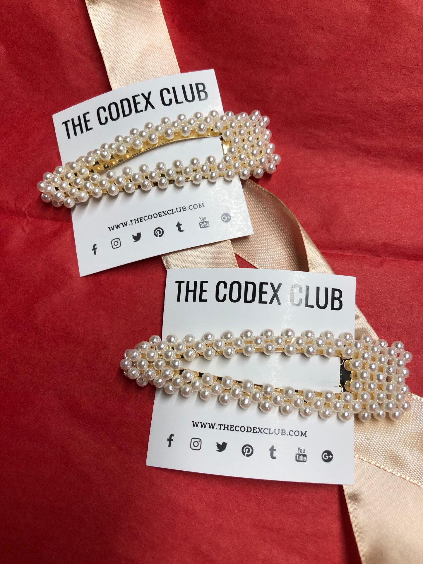 Pearl Hair Clips