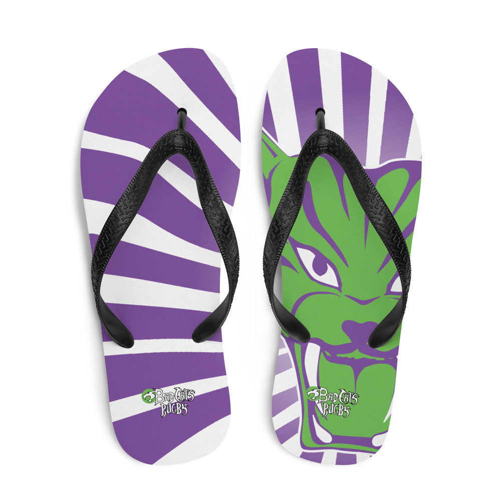 Bad Cats Rugby Flip-Flops