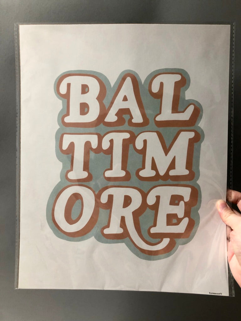 Baltimore Posters by Nora Jayne