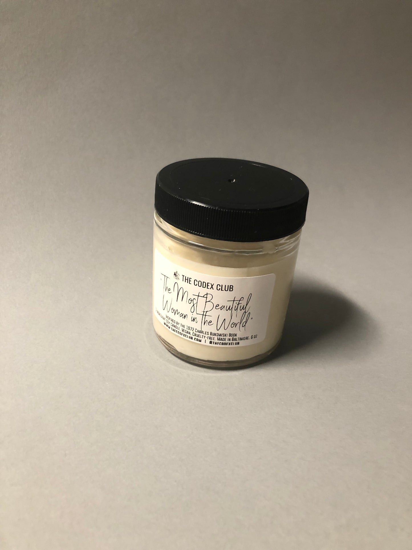 'The Most Beautiful Woman in Town' Handmade Soy Candles by the codex club