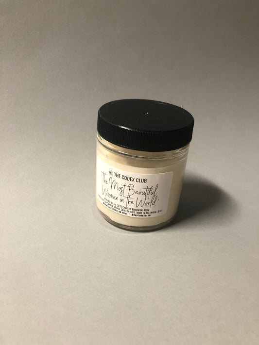 'The Most Beautiful Woman in Town' Handmade Soy Candles by the codex club