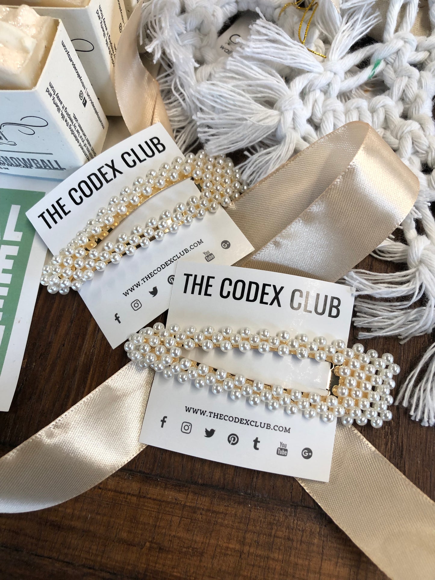 Pearl Hair Clips