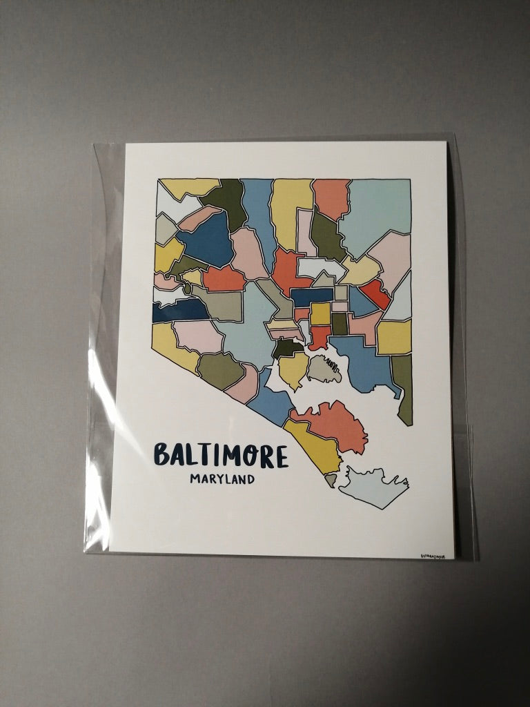 Baltimore Posters by Nora Jayne